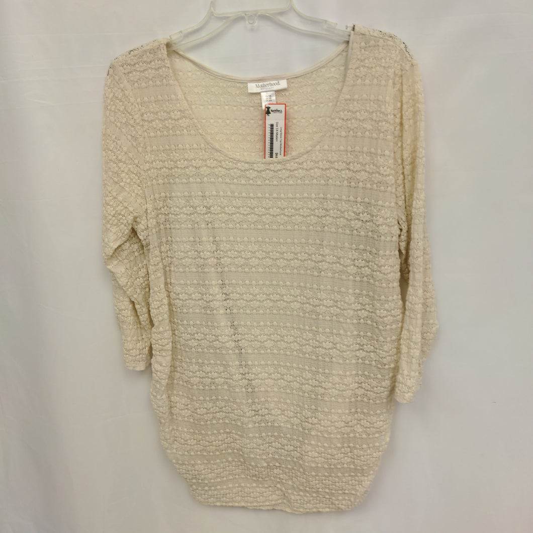 Long Sleeve Top - Size 1X-Maternity