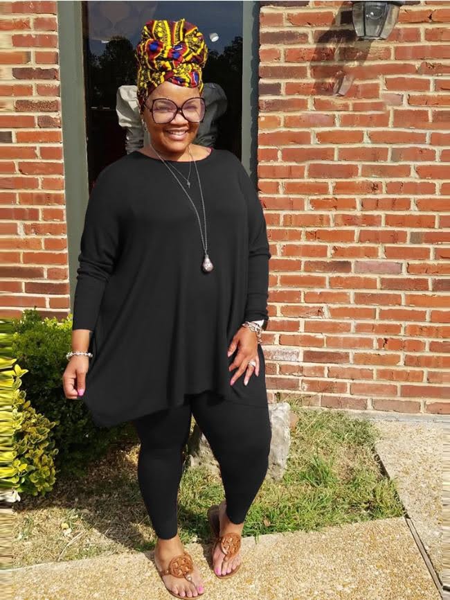 Long Sleeve lounge suit - Size 1X